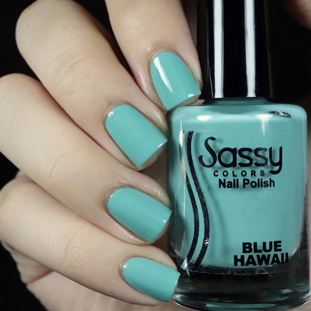 Blue Hawaii Sassy Colors Nail Polish by Sotaaro Shopee Philippines