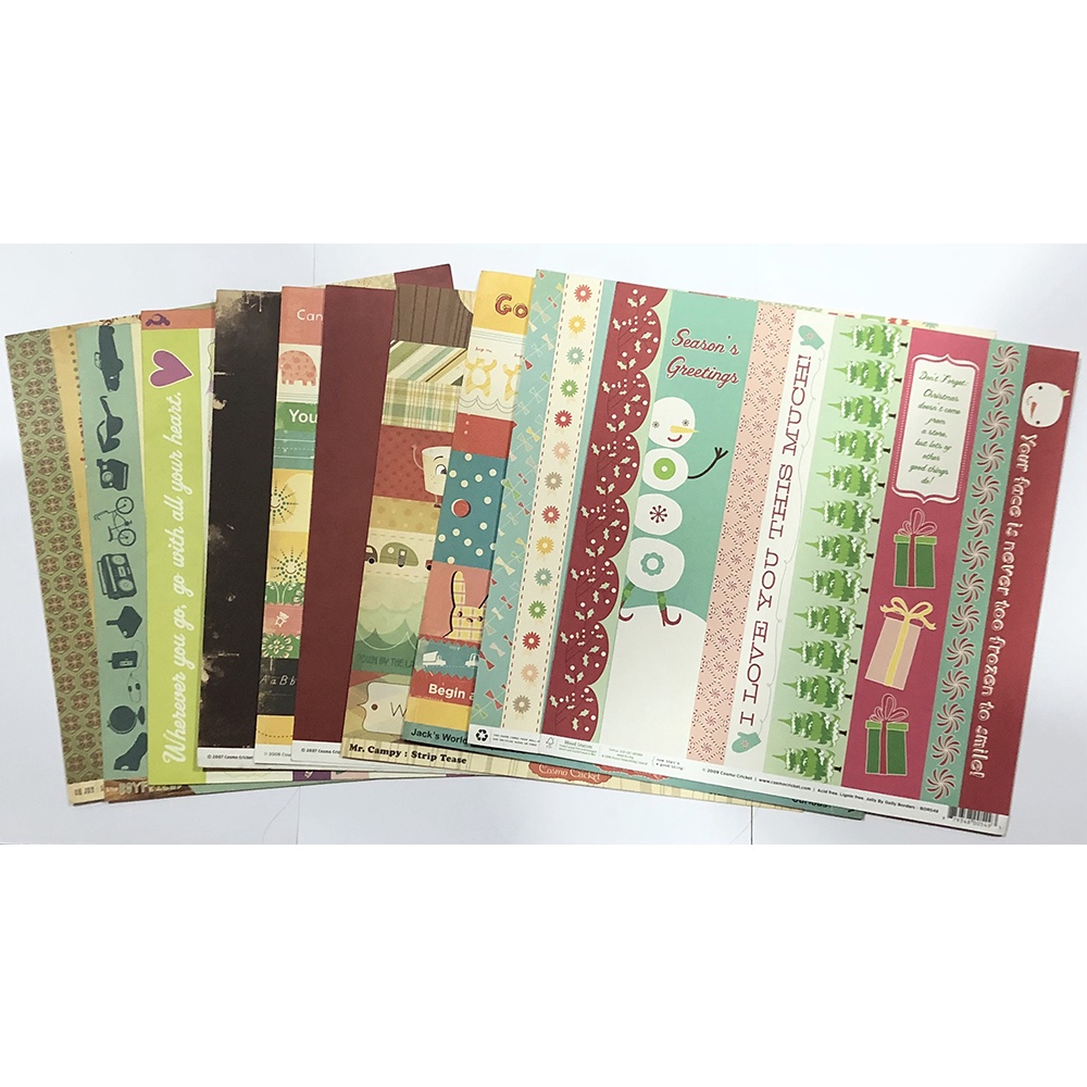 Cosmo Printed Cardstock Paper Set B 10 pcs Shopee Philippines