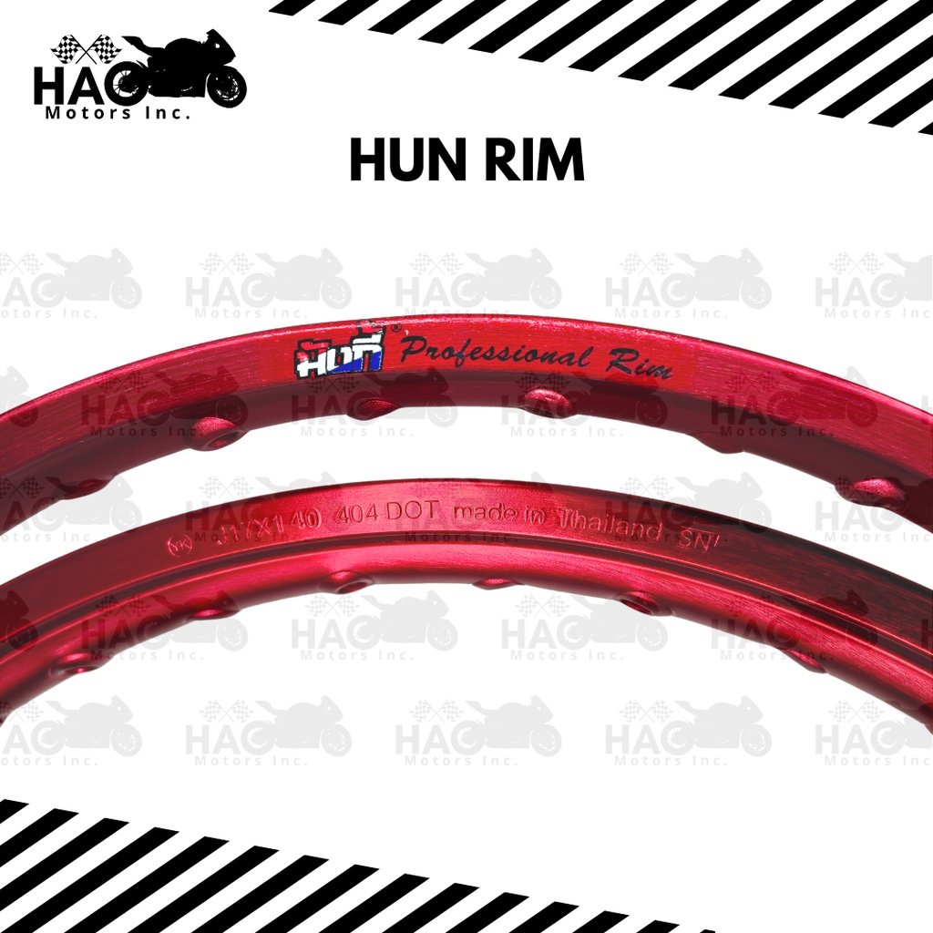 HUN ALLOY RIM SET 1.2-1.4 x 17/ 1.4-1.4 x 17 RACING MONKEY Made in ...