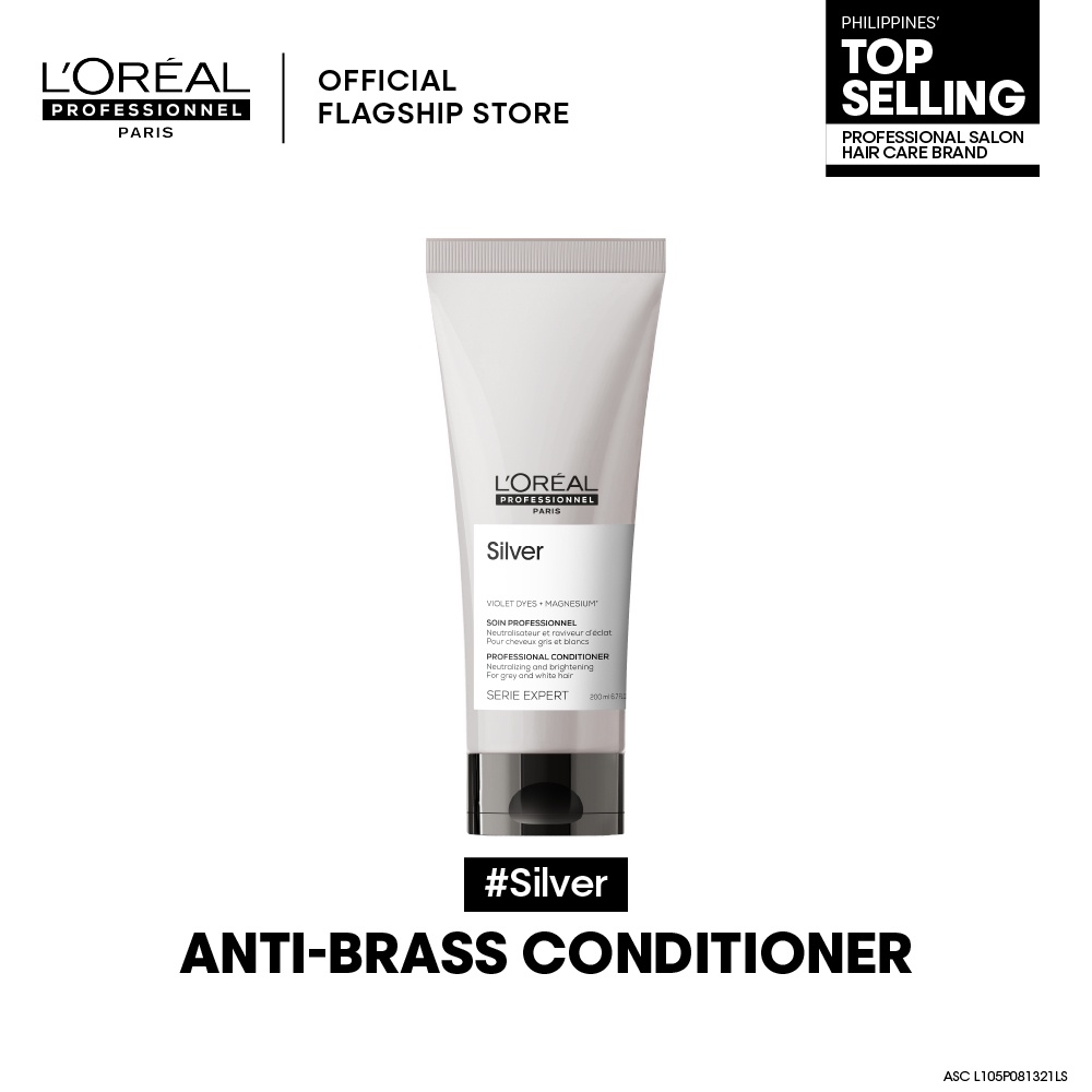 Loreal Professional Serie Expert Silver AntiBrassy Purple Conditioner