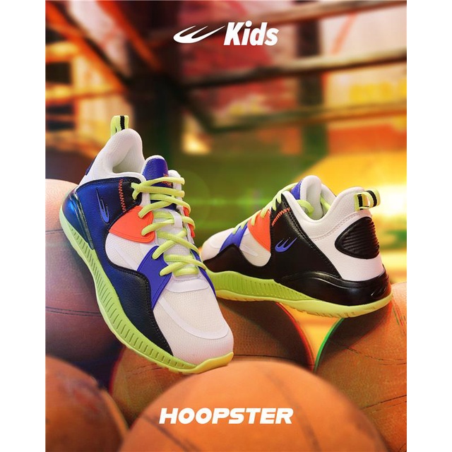 World Balance Basketball Shoes "Hoopster BB Kids " for Big Boys and