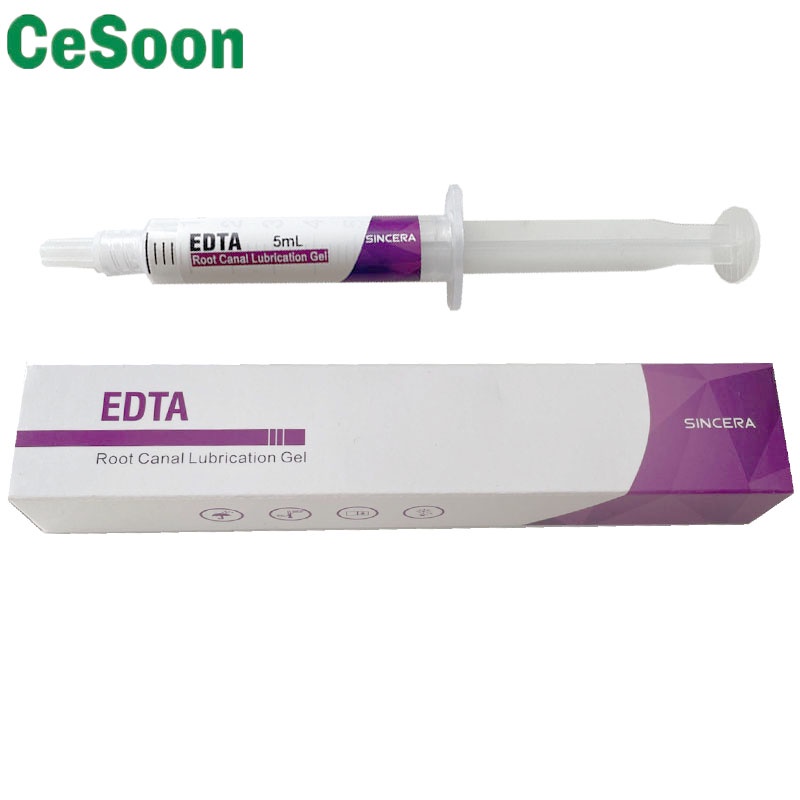 1 Box/5ml Cesoon EDTA Dental Root Canal Lubricant Chelating Cream Gel