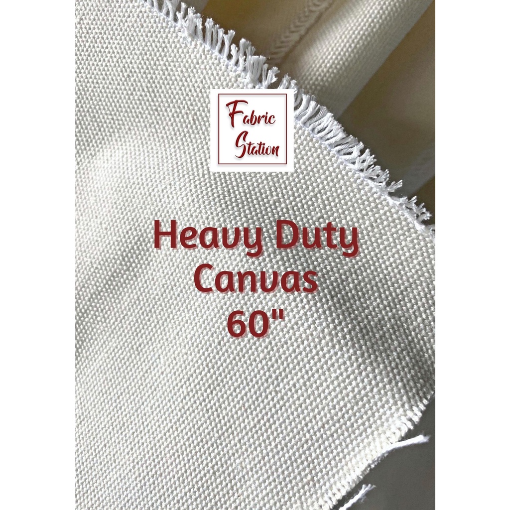 Heavy Duty Canvas 60 Fabric for Bags Ducting and Upholstery Shopee Philippines