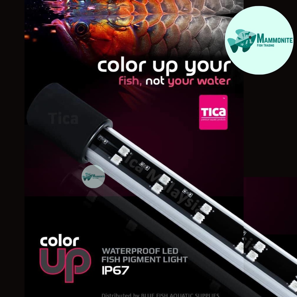 Aquarium Tank Light LED Lamp Tica Color Up 2 Arowana Discus Betta IPX8 ...