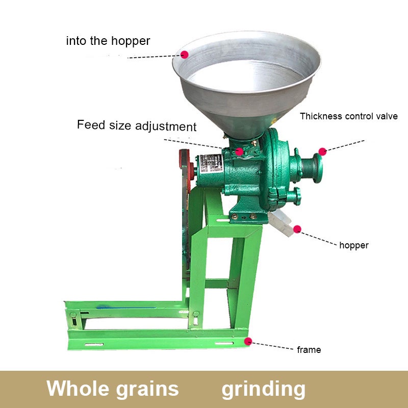 Commercial Grinder Dry And Wet Dual Purpose Corn Grinder, Rice Grinder ...