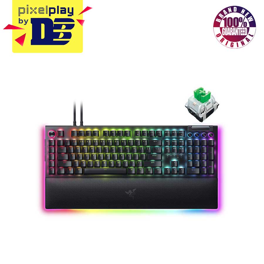 Razer Blackwidow V4 Pro Mechanical Gaming Keyboard With Razer Chroma RGB (Green Switch) Shopee