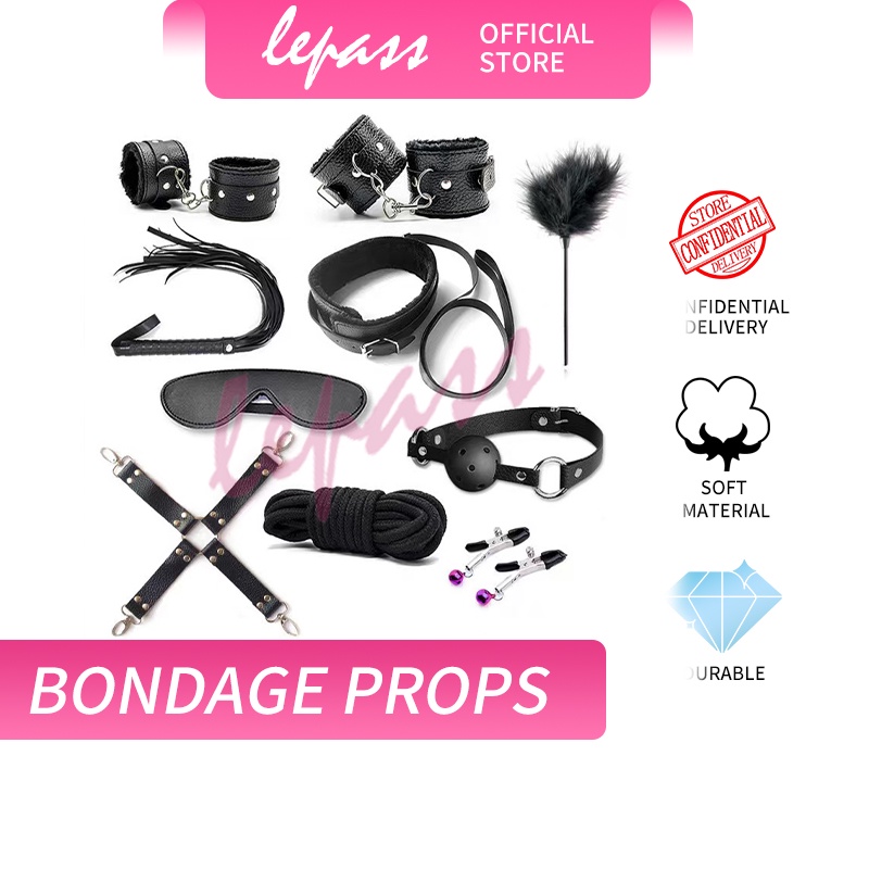 Lepass Sexual Abuse Tools BDSM SM Bondage Adult Sex Toys for Men and Women  Leather Plush | Shopee Philippines