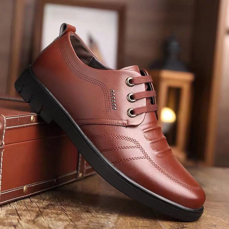 Men's Leather Shoes Business Formal Office Men's Shoes British Style