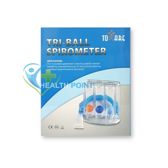 Spiro Ball / Incentive Spirometer - Breathing Exercise / Incentive Tri ...