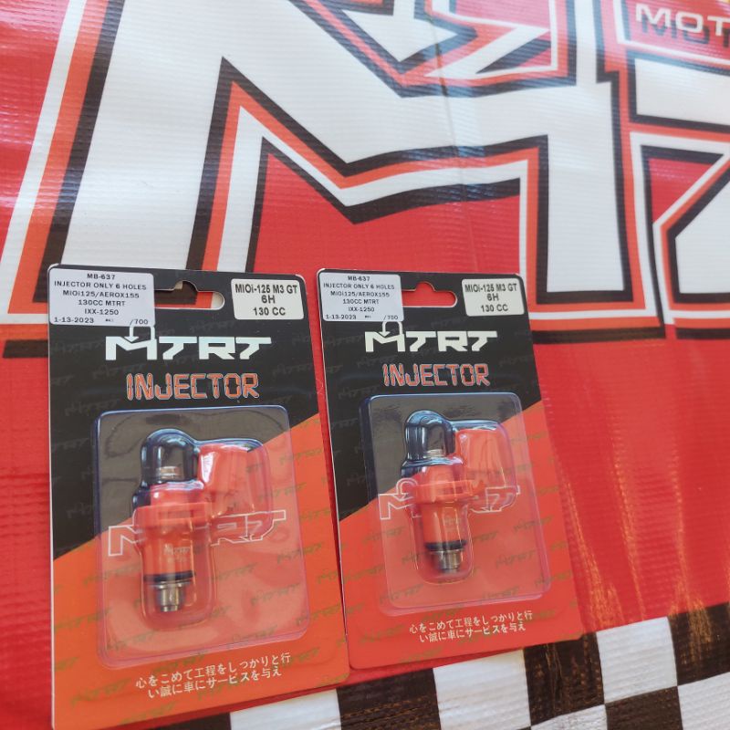 MTRT INJECTOR MIO I 125/AEROX 6 HOLES 130CC | Shopee Philippines