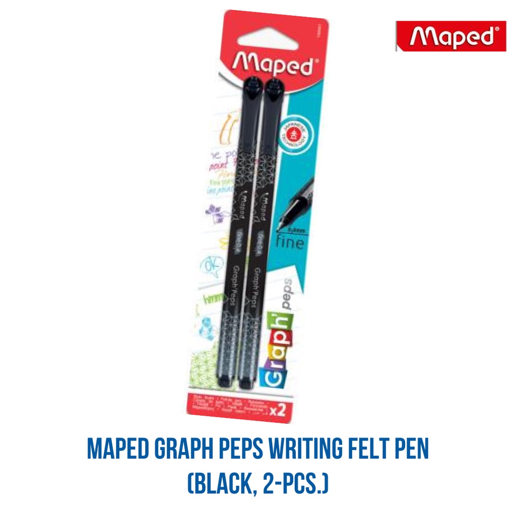 Penna A Feltro Sakura Per Calligrafia E Scrittura - Punta Fine E Bold, Colore Nero, Confezione Da 10 Penne