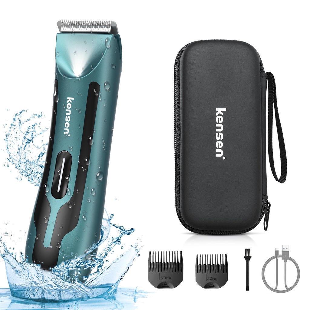 Kensen Body Hair Trimmer For Men Pubic Hair Shaver Electric Groomer ...