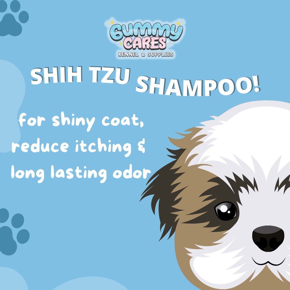 SHIH TZU Shampoo Conditioner 500ml GummyCares Natural Shampoo formulated for Shih Tzu Shopee Philippines