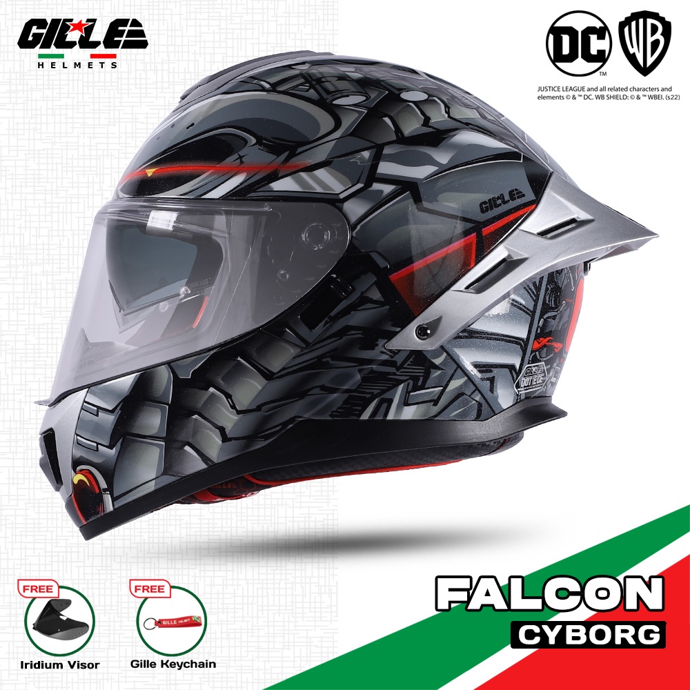 Gille Helmet 883 FALCON Motorcycle Helmets Full Face Dual Visor