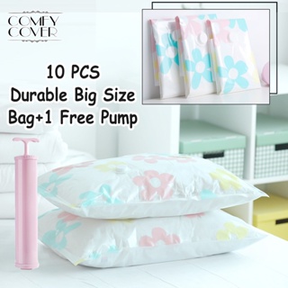 Flat Vacuum Storage Bags Jumbo Extra Large Compressed Space Saver Bags with  Hand-Pump for Travel for Pillows Comforter - China Large Plastic Storage Bag  and Flat Vacuum Bag price