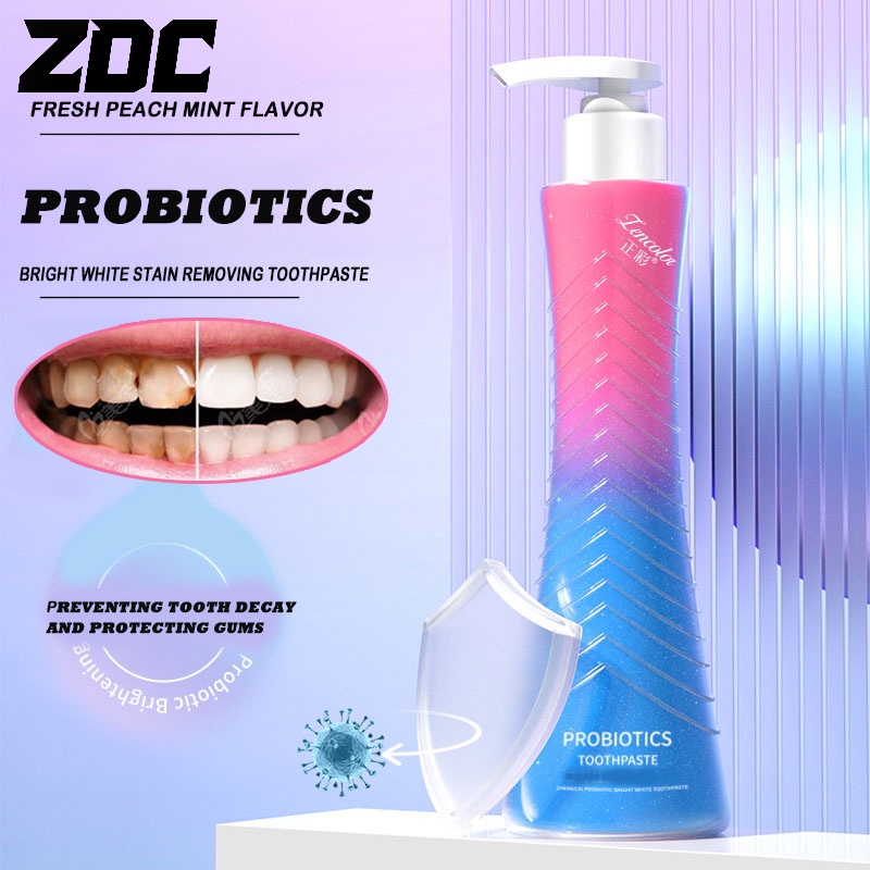 ZDC Toothpaste Probiotics To Clean Teeth Whitening Prevent Gingivitis