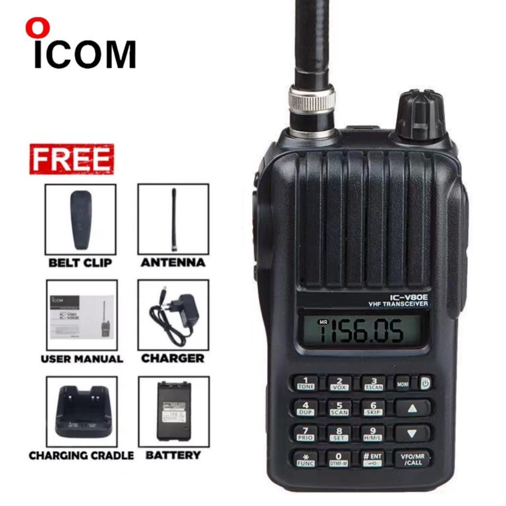V80 Two Way Radio Walkie Talkie Long Range 10KM Portable Clear