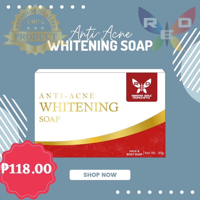 AntiAcne Whitening Soap (90 g) Shopee Philippines