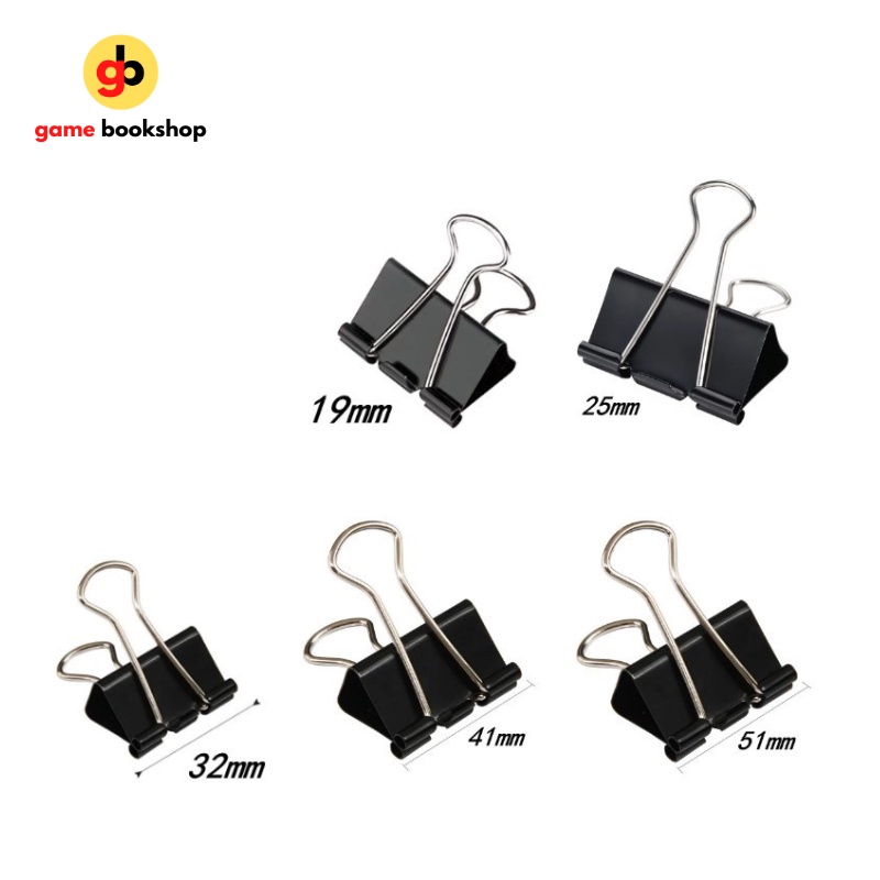 Binder Clip Back Fold Clip Metal | Shopee Philippines