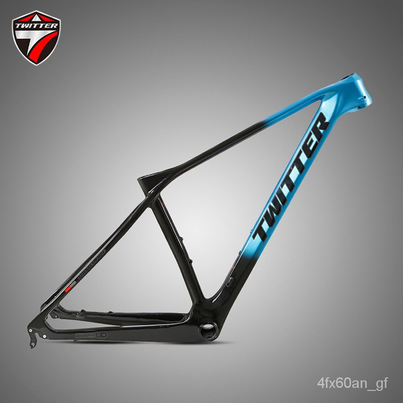 TWITTER New Full Carbon Fiber Mountain Bike Frame Barrel Shaft Quick