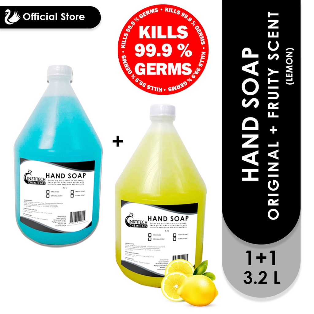 Institech Antibacterial Hand Soap Gallon X 2 Refill Shopee Philippines