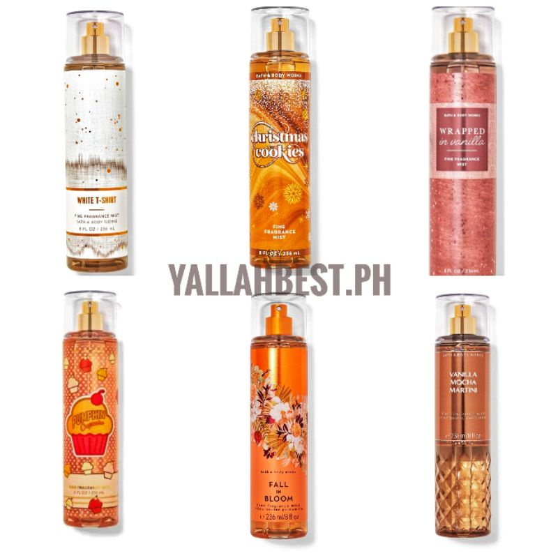 Bath and body works fragrance mists 236ml from US/Canada/Kuwait. Shopee Philippines