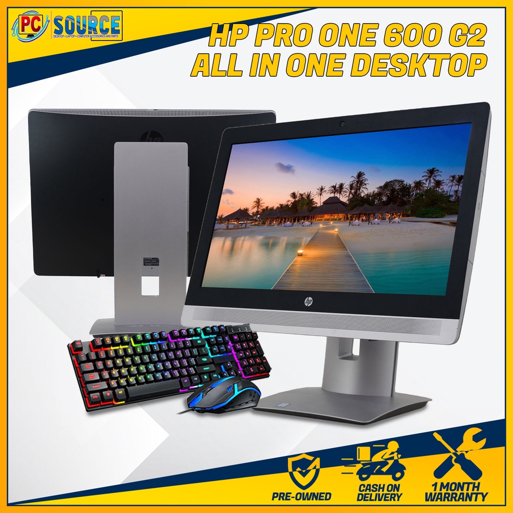 HP PRO ONE 600 G2 ALL IN ONE PC DESKTOP I5 6thgen Built In WIFI