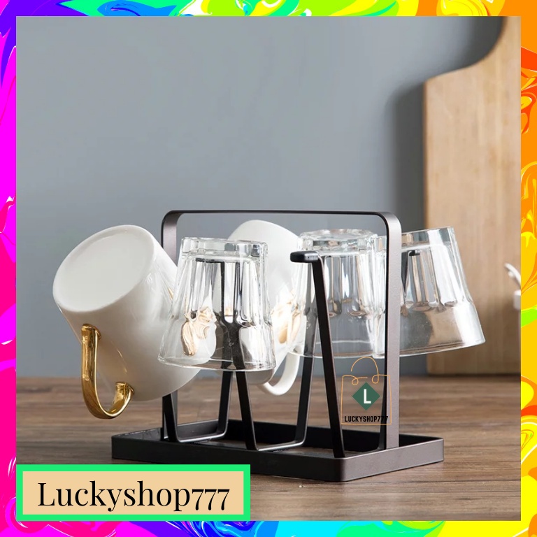 【COD】Glass Cup Holder Rack Draining Drying Water Mug Drying Organizer Stand Tray Baso Container