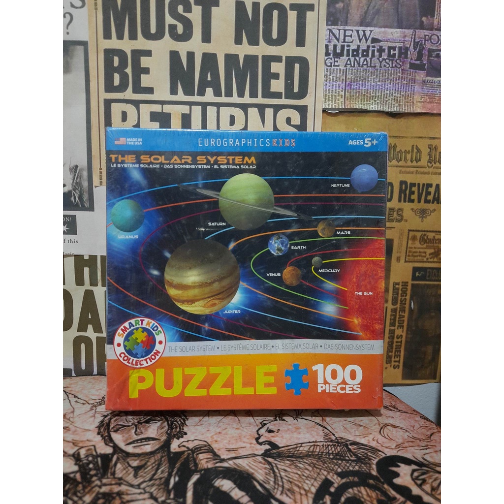 The Solar System 100 Piece Puzzle By Eurographics Ages 5+ | Shopee ...