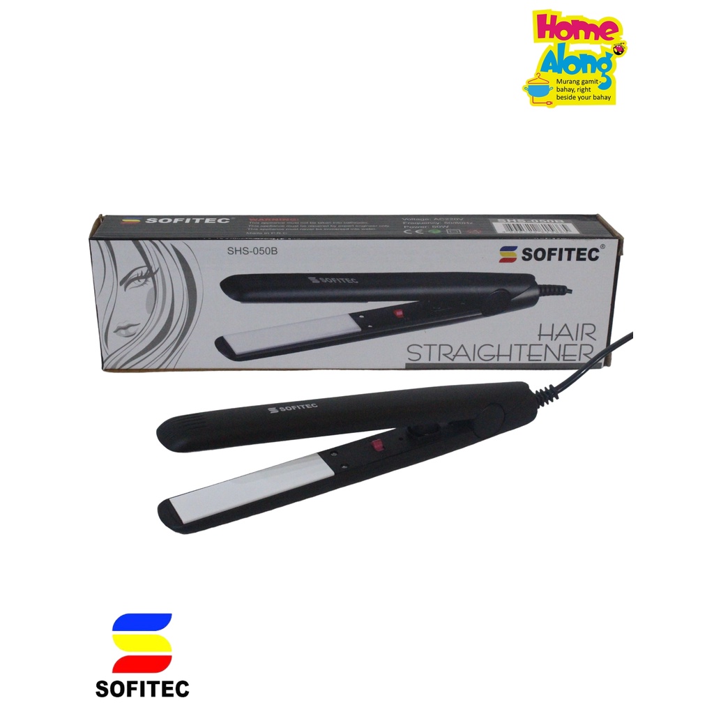SOFITEC Ceramic Hair Curling Iron | Hair Straightener - Black | Shopee ...