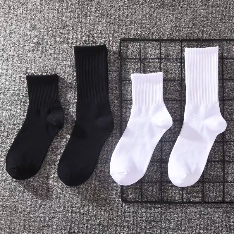 1 Pair Unisex Plain Sock Cotton Sport Socks Shopee Philippines