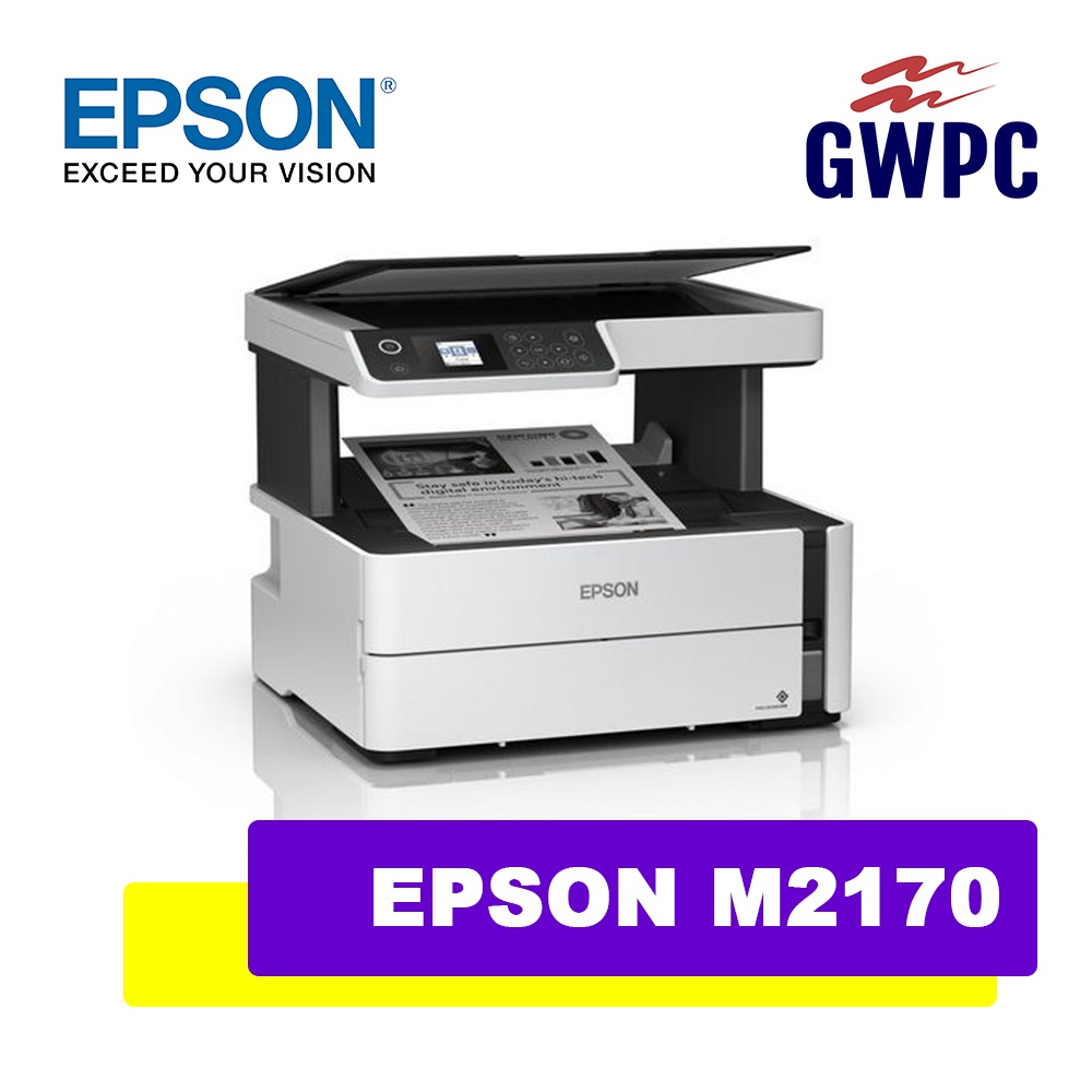 Epson M2170 Ecotank Monochrome All In One Wifi Duplex Ink Tank Printer Shopee Philippines 0428