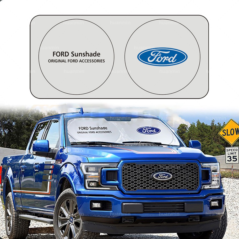 Ford Car Sunshade Front Windshield Window Anti-UV Rays Sun Visor ...