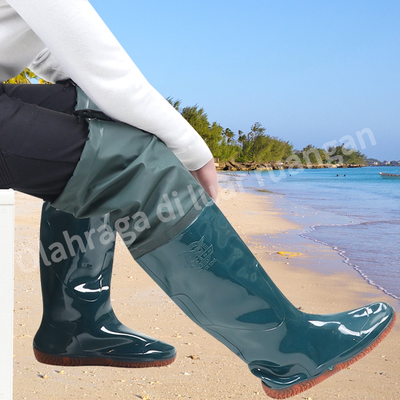 Wading pants non slip fishing rain boots fishing pants farmland pants rice field pants 60CM Shopee Philippines