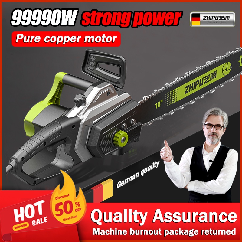 Heavy duty ZHIPU Electric chainsaw Chainsaw portable 12 inches original
