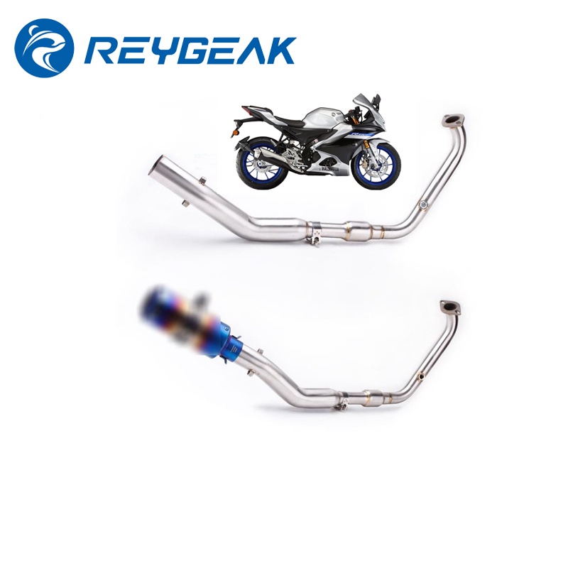 REYGEAK Pipes Mufflers Elbow Sensor Resonator For R15 v4 R15M R15v4 R15