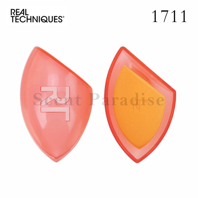 Real Techniques 1711 Miracle Complexion Sponge + Travel Case Beauty