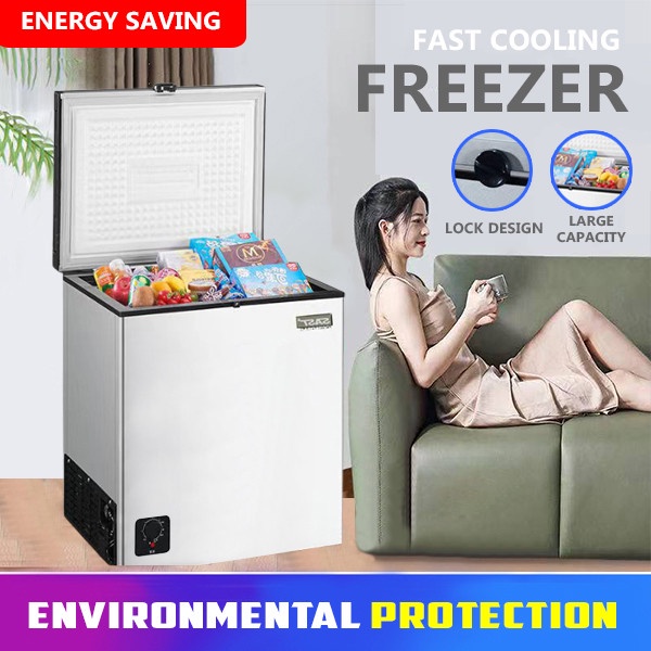 Multifunction Top Chest Freezer Cooler Refrigerator Shopee Philippines