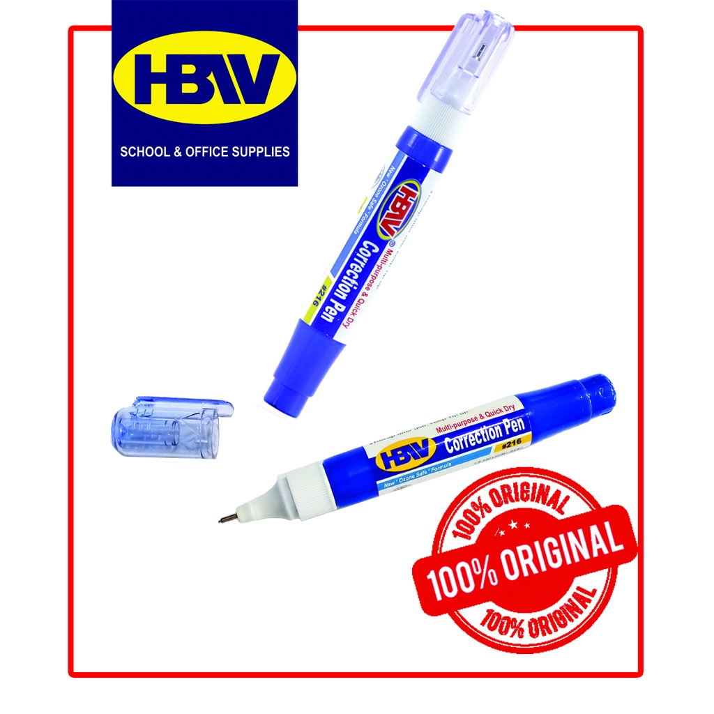 HBW Correction Pen Metal Tip | 100% Authentic/Original (New Quick-Dry)