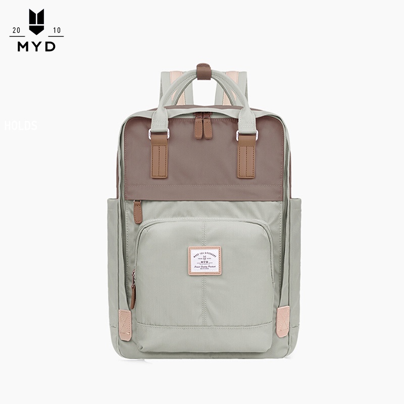 MYD 14 15.6 inch laptop Backpack women large capacity Doughnut backpack