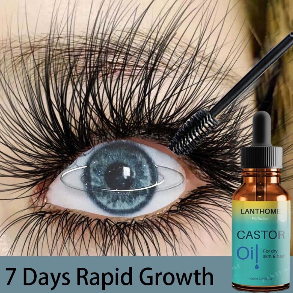 Eyebrow Growth Serum Castor Oil Beard Growth Essence Rapid Growth
