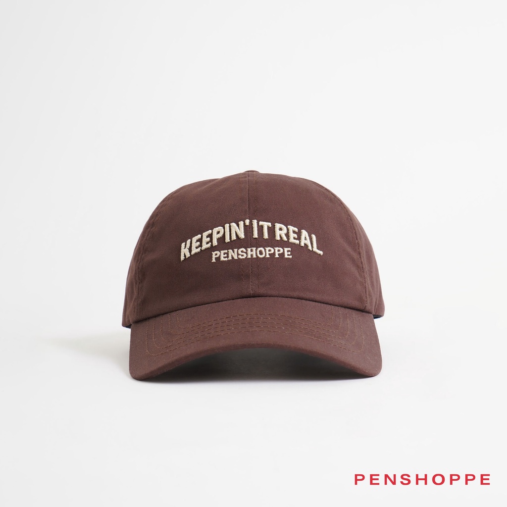 Classic Cap With Embossed Embroidery For Men (Chocolate Brown