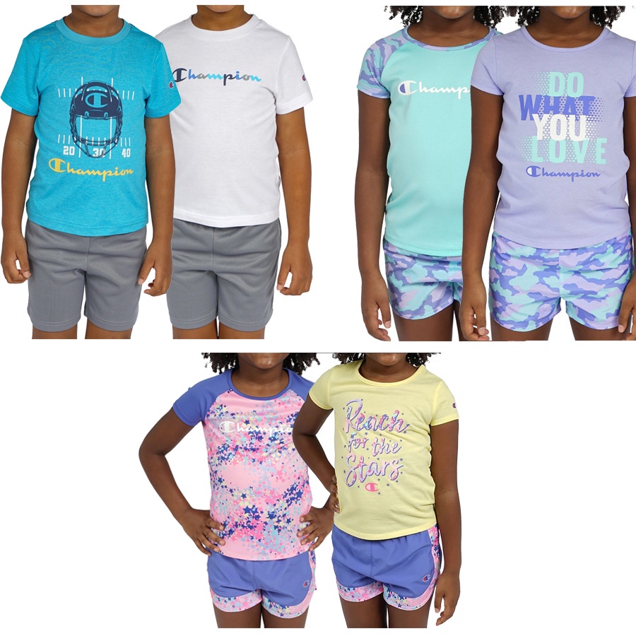 Champion 3 Piece Toddler Active Set for Boys & Girls Shopee Philippines