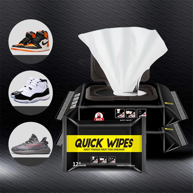 DHD Shoe Wipes Shoe Cleaner Disposable Wet Wipes Leather Shoes Sandals