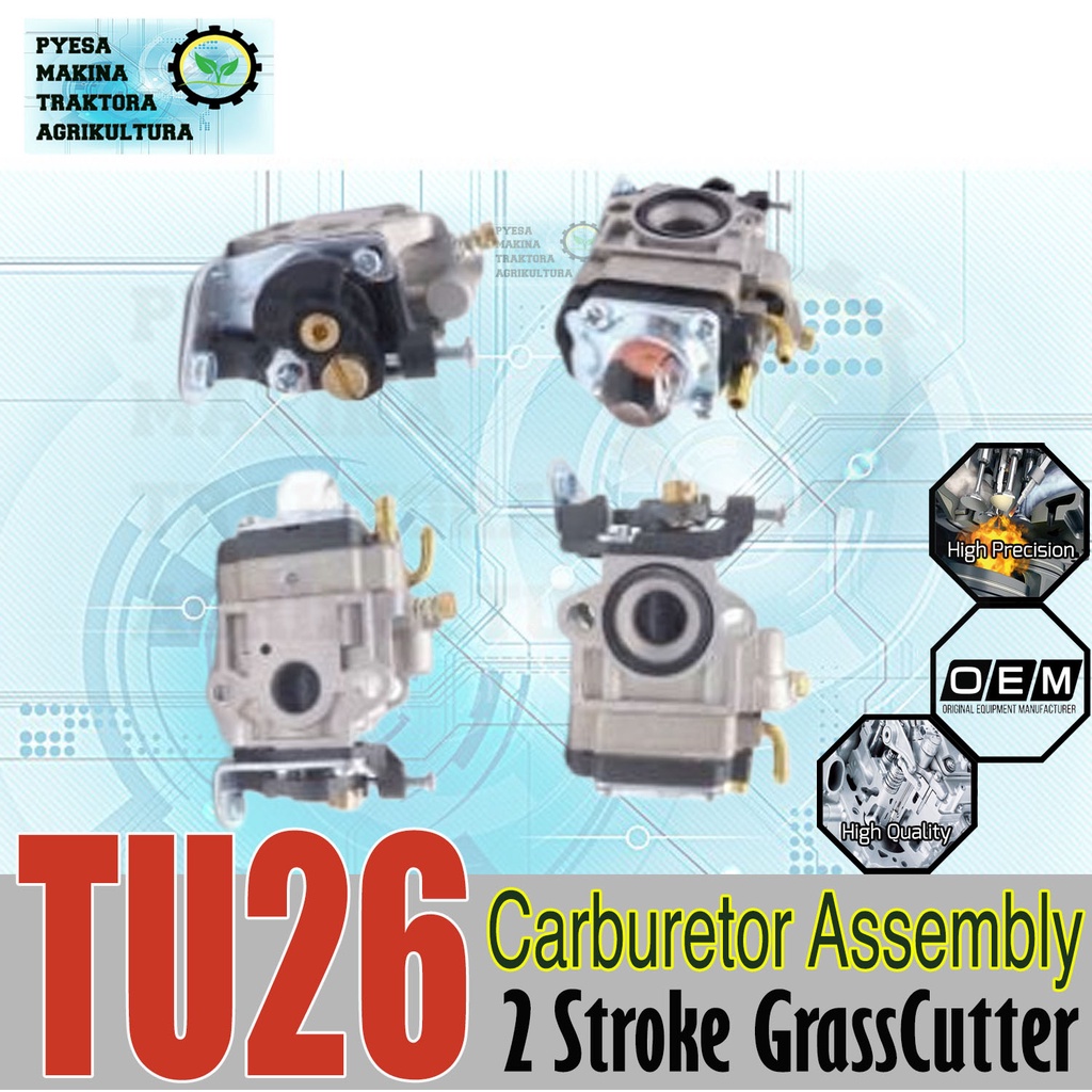 Carburetor Assy Assembly TU26 Knapsack Power Sprayer 2 Stroke | Shopee ...