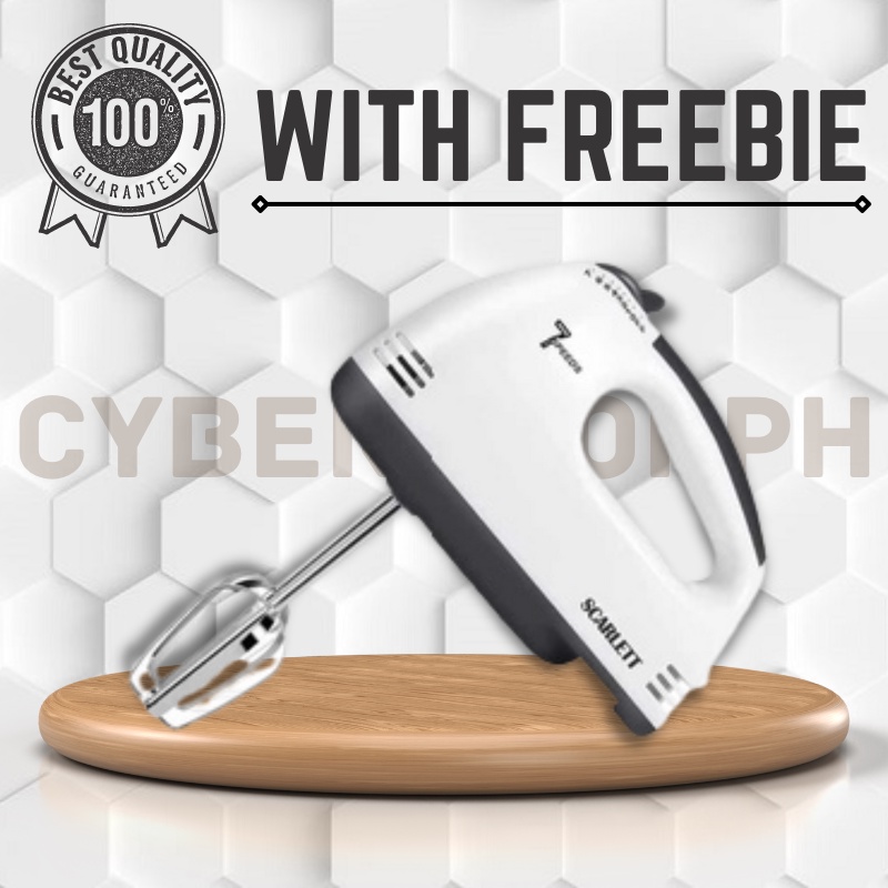 Scarlet Hand Mixer Professional Electric Whisks Shopee Philippines