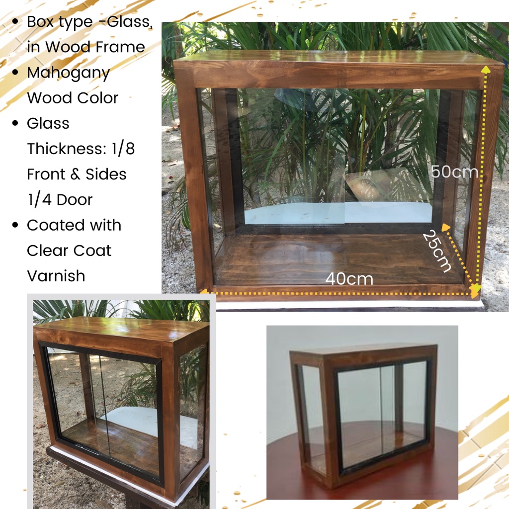 Slim Box #B22 Glass Display Cabinet | Shopee Philippines