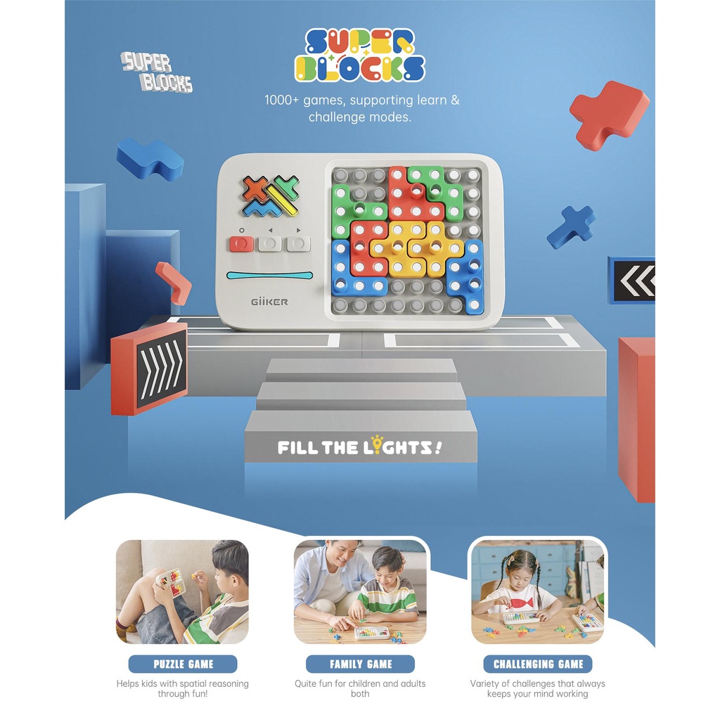 GiiKER Super Blocks  Best Brain Teaser Puzzle Educational Mind Game