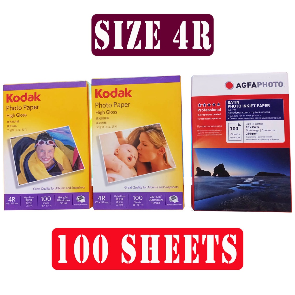 kodak-agfa-premium-photopaper-size-4r-100-sheets-shopee-philippines