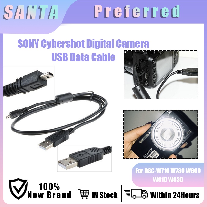 Digital Camera USB cable for SONY DSCW710 W800 W830 USB A Male to Mini